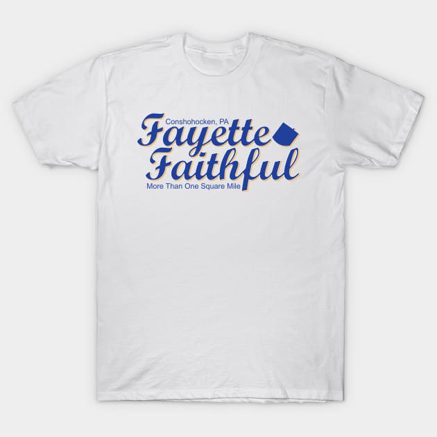 Fayette Faithful White T-Shirt by FayetteFaithful215